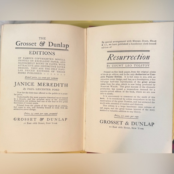Antique Book: Marian Grey by Mary J. Holmes (Grosset & Dunlap NY) - Picture 7 of 8